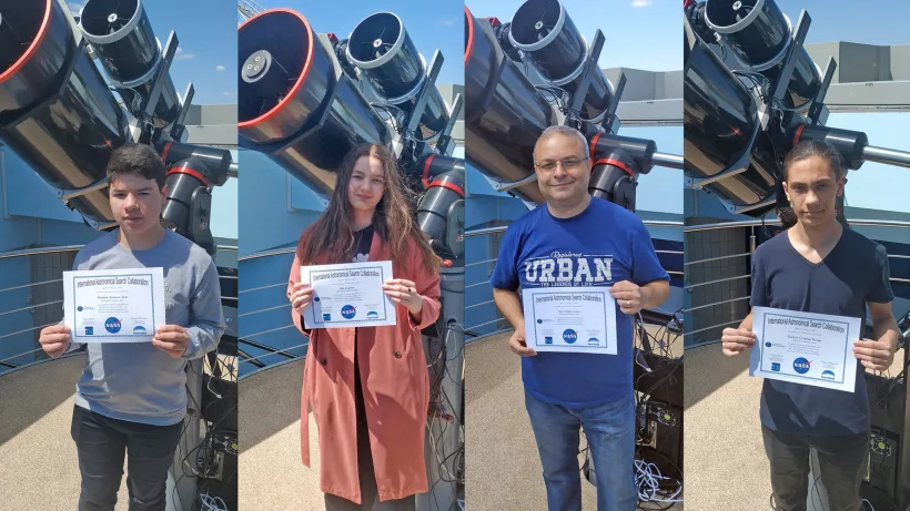 Astronomii gălățeni  au descoperit trei asteroizi, în cadrul proiectului internaţional "Asteroid Search Campaign 2021"