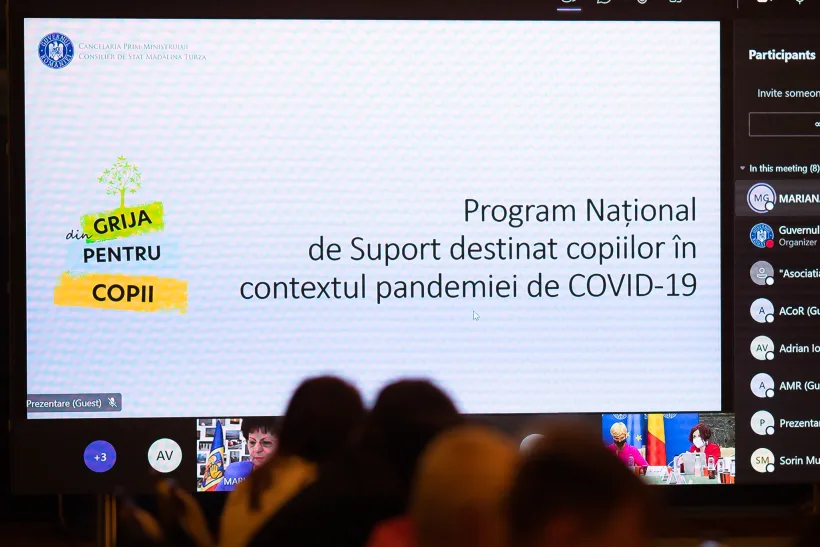 Programul "Din grijă pentru copii" va începe la orele de dirigenție