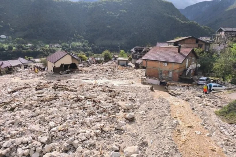 Inundații catastrofale în Bosnia și Herțegovina. România a trimis un ajutor