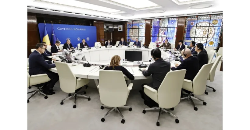 Discuții la Palatul Victoria între Marcel Ciolacu și o delegație de la FMI