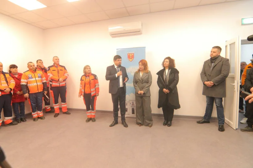 Președintele CJ Galați Costel Fotea a inaugurat luni sediul Ambulanței Tecuci