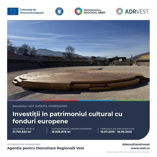 „Ziua Porților Deschise” la situl arheologic Ulpia Traiana Sarmizegetusa