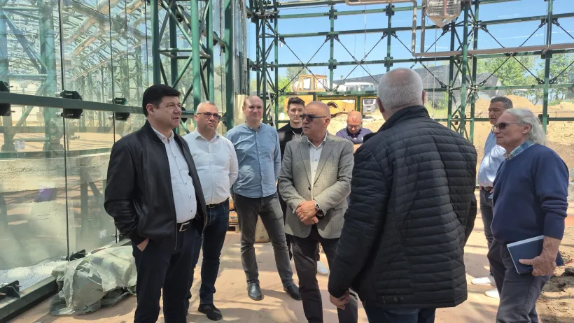 Costel Fotea anunță finalizarea ultimelor lucrări la noua seră tropicală din Grădina Botanică Galați